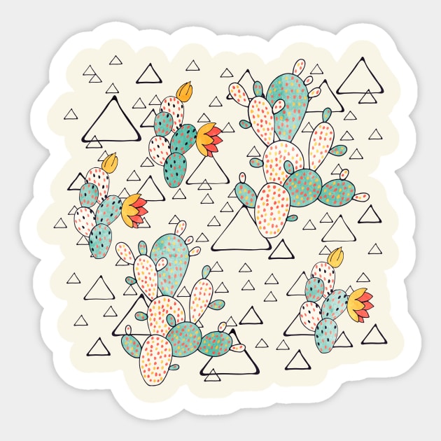 Cactus Sticker by Lidiebug